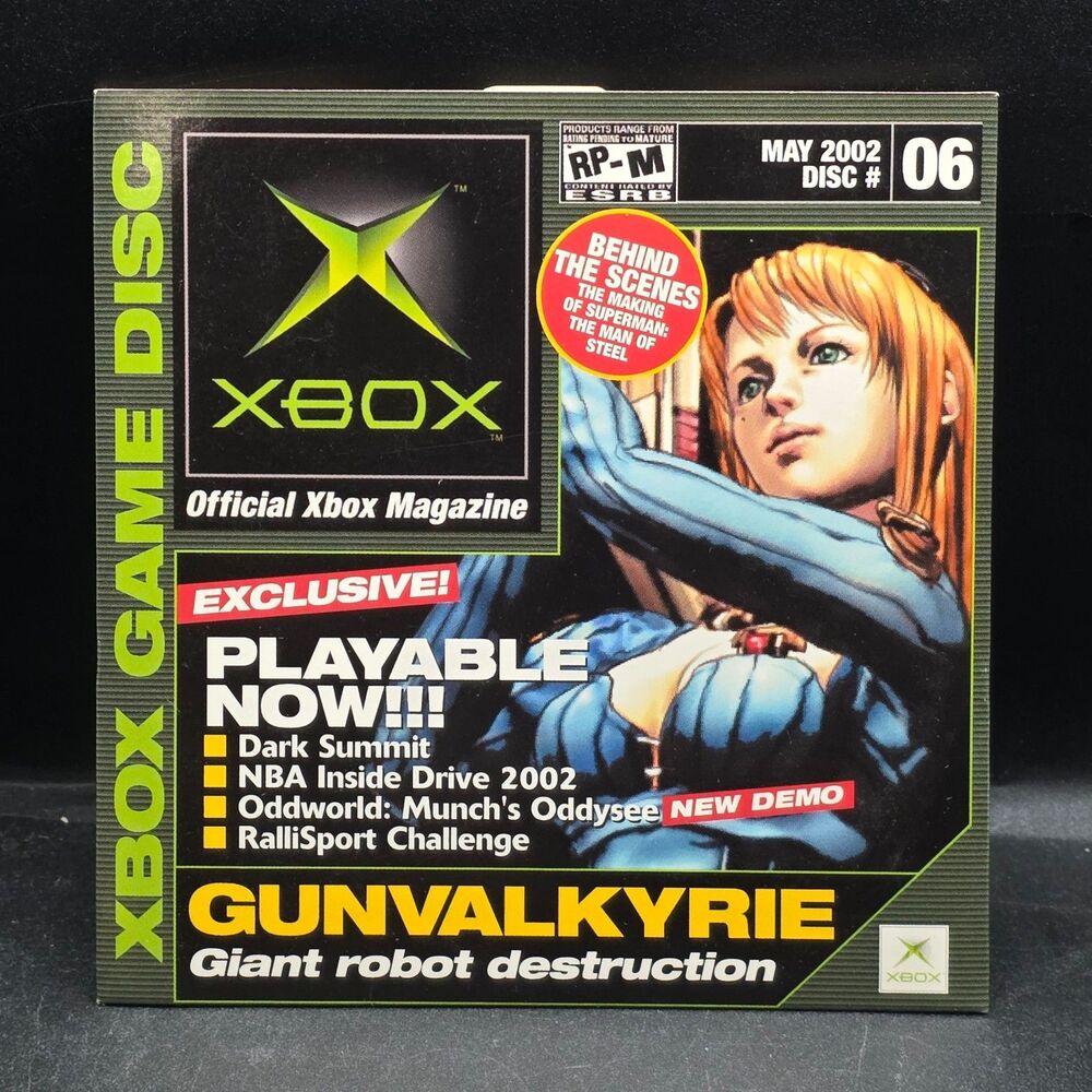 Title: Official Xbox Magazine Demo Disc #06 May 2002 Gunvalkyrie Oddworld